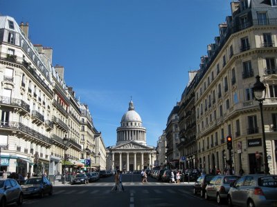 Rue Soufflot y  Le Panthon