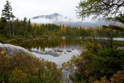 A view from Sandy Stream Pond / Vue depuis le lac Sandy Stream (Baxter State Park, Maine)