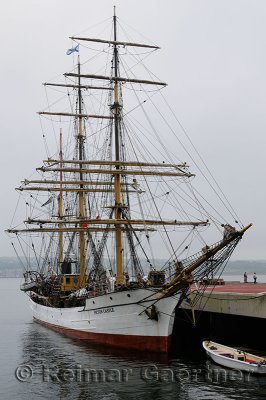 Picton Caslte moored in Halifax Harbour for the Tall Ships Nova Scotia Festival 2009