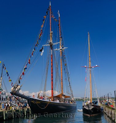 Bluenose II sailboat at Halifax Harbour Tall Ships Festival 2009 Nova Scotia