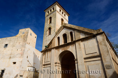 Place Al Kanissa abandoned Portuguese church in El Jadida Morocco