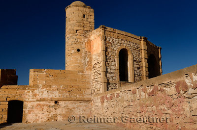 Sqala de la Ville North Bastion on the rampart at Essaouira Morocco