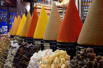 Natural herbs and medicine in the souk market of Marrakech Morocco