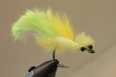 Chartreuse Toad Tarpon Fly
