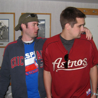 Ryan and Phil in the suite