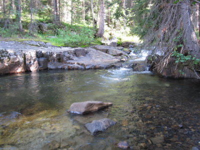 Oh-Be-Joyful creek at our campsite