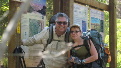 Larry and I - Beginning of the hike