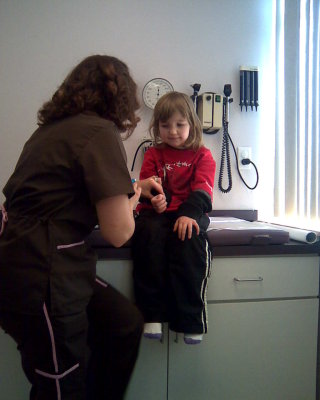 Jessie at the doctors
