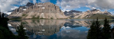 Panorama on Icefields Parkway