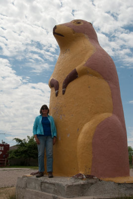 Prairie Dog statue, S.D.