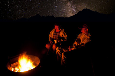 Last campfire, Great Basin N.P.
