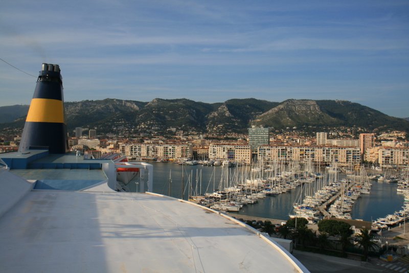 Toulon harbour.
