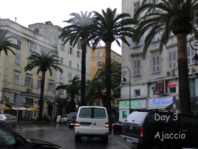 Il pleut  Ajaccio