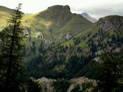 around the Marmolada glacier.