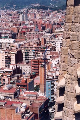 view from the Sagrada Familia (2007)