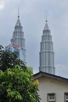 1830 Petronas Towers viewed from Kampung Baharu