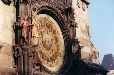 horloge astronomique, place de la vieille ville