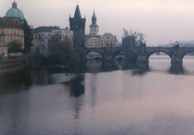 Vltava et pont Charles