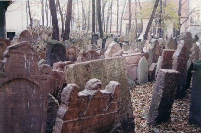 ancien cimetiere juif de Josefov