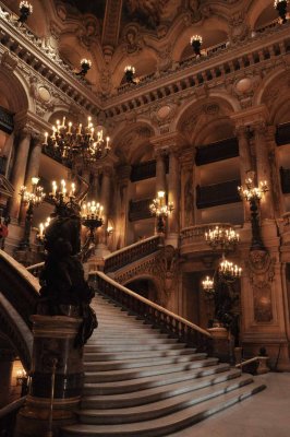 Grand escalier central, Opéra Garnier - 9264