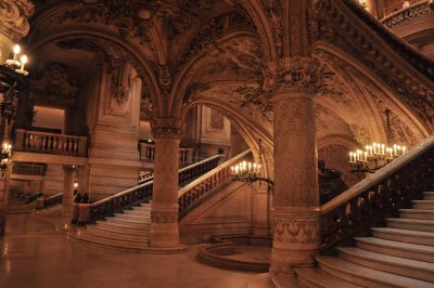 Grand escalier central, Opéra Garnier - 9267