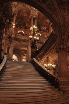 Grand escalier central, Opéra Garnier - 9269