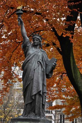 Statue de la libert au jardin du Luxembourg - 3757