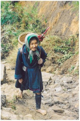 Black Hmong woman, Sapa