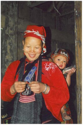 Red Dao woman in  Ta Phin, Sapa