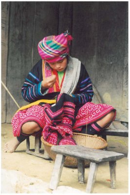 Red Hmong girl, Ma Thi Ho