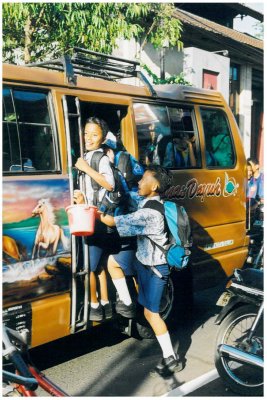 school bus, Ubud