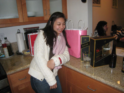 eyeballing her johnnie black