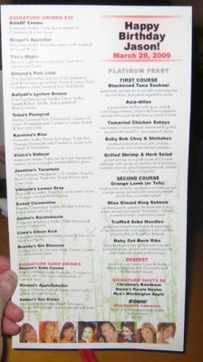 scandalous drinks menu