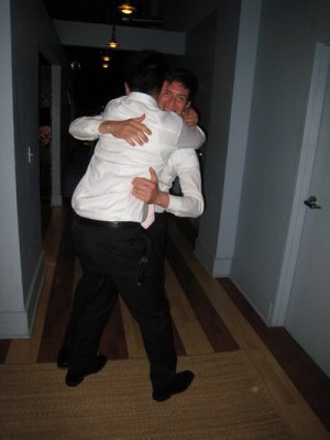 man hug