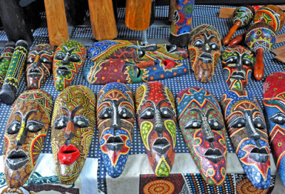 Aboriginal Wooden Masks
