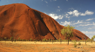 Part of Ayers Rock (Uluru - Aboriginal Name)