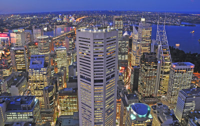 SYDNEY at Night from Sydney Tower