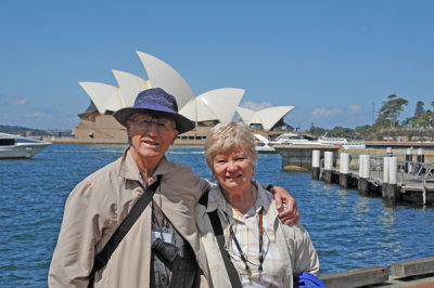 Ann and Bernie with Opera House in Background