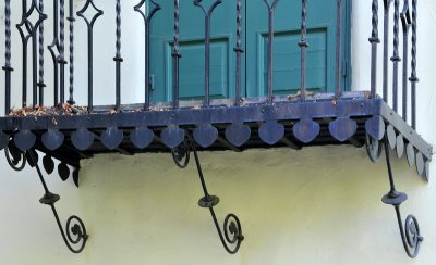 Lovely wrought iron balcony