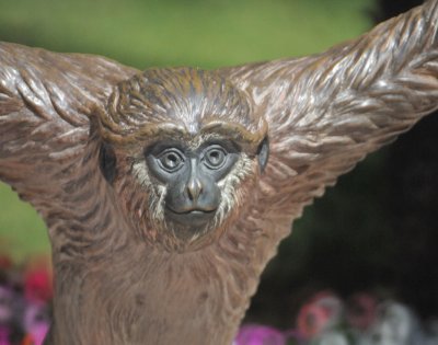 Bronze Statue of Welcoming Ape