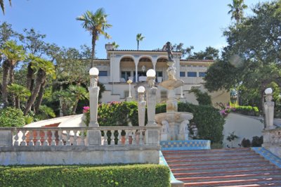 Stairs up to Hearst Castle, The Enchanted Hill