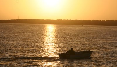 Gliding past the Sunset