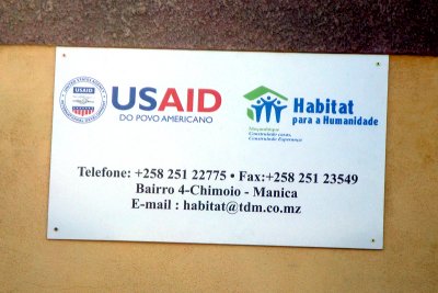 Habitat office in Chimoio
