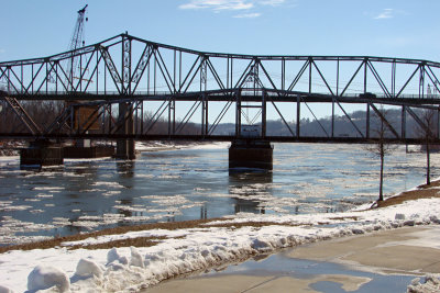 Icy Missouri River