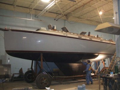 barrier coating the hull
