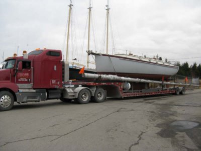 arriving on transporter