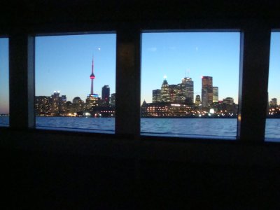 city from cabin of KWASIND on way to RCYC