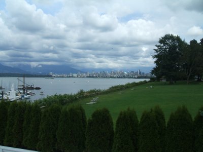 downtown from the upstairs deck