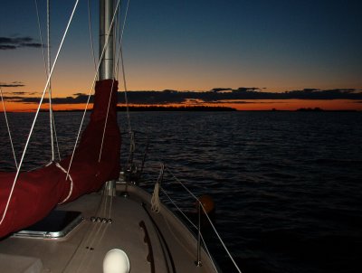 beautiful sunset over Malagash Point, NS