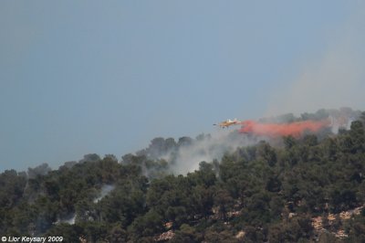 Mount Tabor on fire 9305